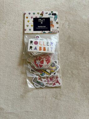 NWT Roller Rabbit x Target 28ct Sticker Set